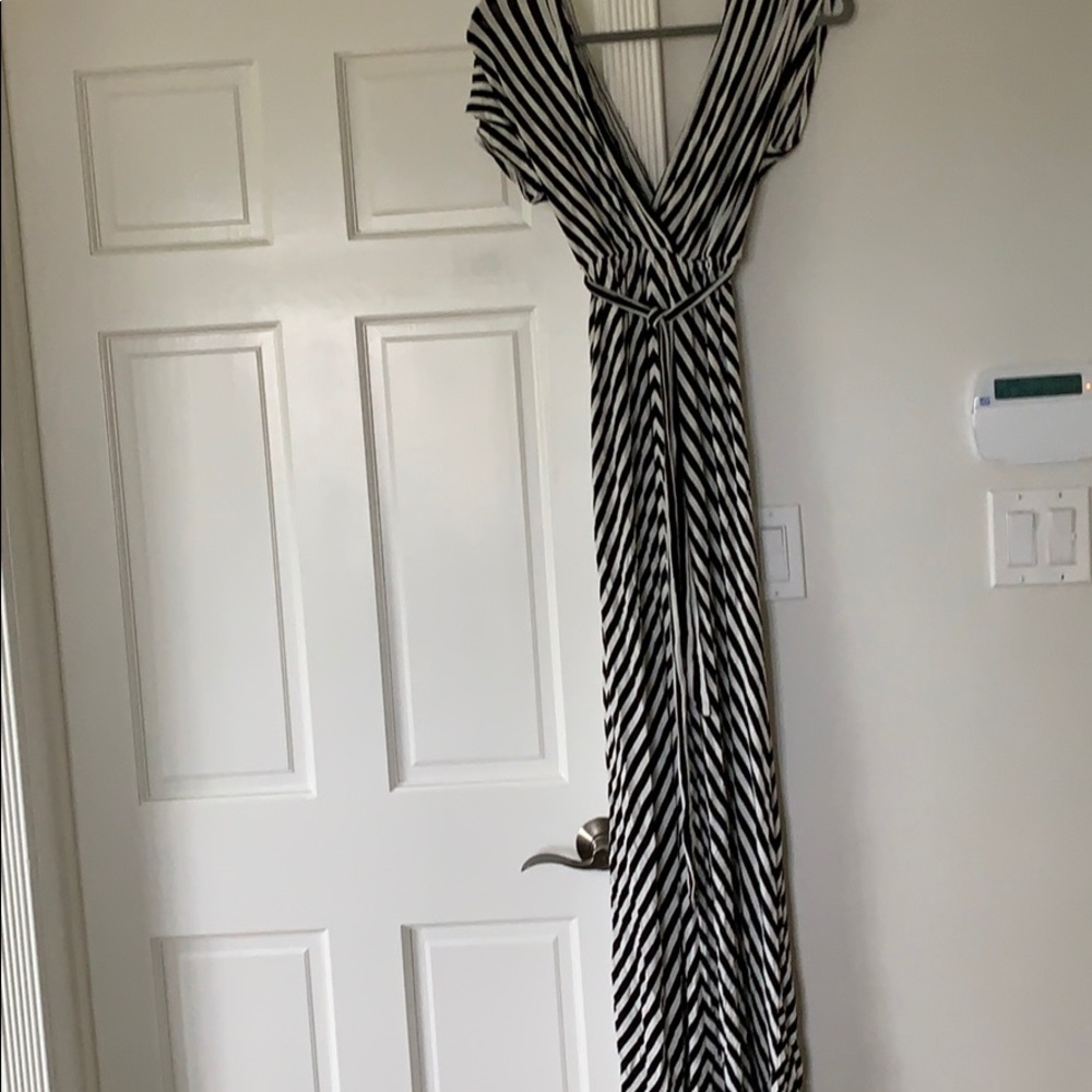 Jcrew Xs striped maxi dress